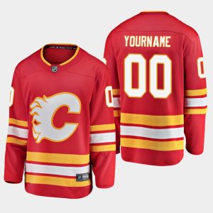 Calgary Flames Trikot Benutzerdefinierte #00 Alternate Breakaway Player Fanatics Branded Rot